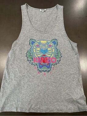 Kenzo modal and cotton light weight tank top